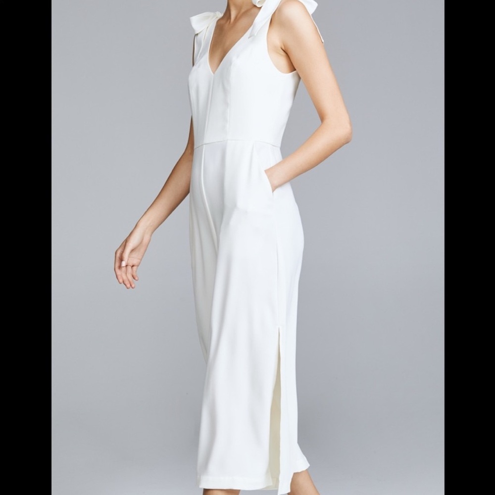 Amanda Uprichard White Jumpsuit